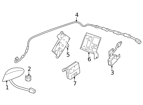 Antenna & Radio for 2017 Honda Accord #1