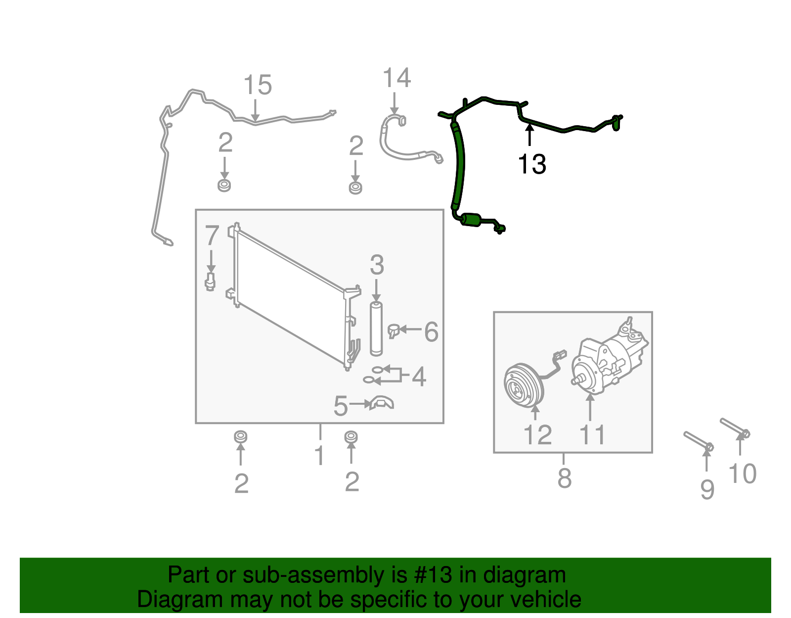 Hose & Tube Assembly - Nissan (92480-EL20A)