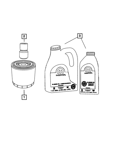 Engine Oiling, Oil Pan and Indicator (Dipstick) for 2009 Dodge Charger #1