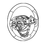 5QV30DX9AD - Steering: Steering Wheel for Jeep: Grand Cherokee Image