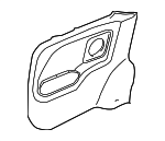 ERD000110PUY - Body: Interior Quarter Panel Trim Panel for Land-Rover Image