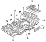 5830732270 - Body: Rear Body Panel for Lexus: ES250 Image