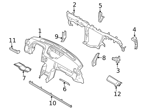 Instrument Panel for 2003 INFINITI G35 #1
