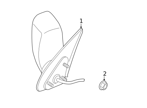 Outside Mirrors for 2005 Jeep Liberty #0