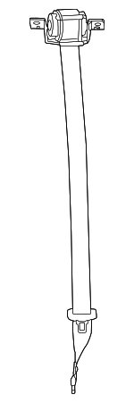 6ZZ23TX7AA - : Center Seat Belt for Mopar Image