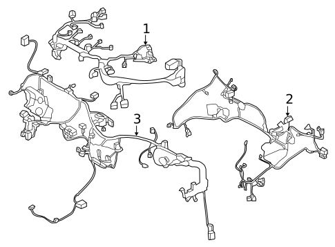Wiring Harness for 2022 Hyundai Santa Fe #0