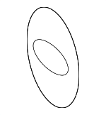 22281700045E66 - Body: Emblem for Mercedes-Benz: S 450, S 550, S 550e, S 560, S 560e, S 600, S 63 AMG&amp;reg;, S 65 AMG&amp;reg; Image image