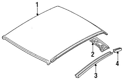 Roof for 1988 Chevrolet Sprint #0