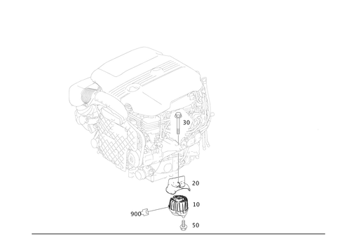 Engine Suspension for 2012 Mercedes-Benz E 350 #0