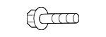 9CF600516B - Body: Bumper Splash Shield Screw for Mazda Image