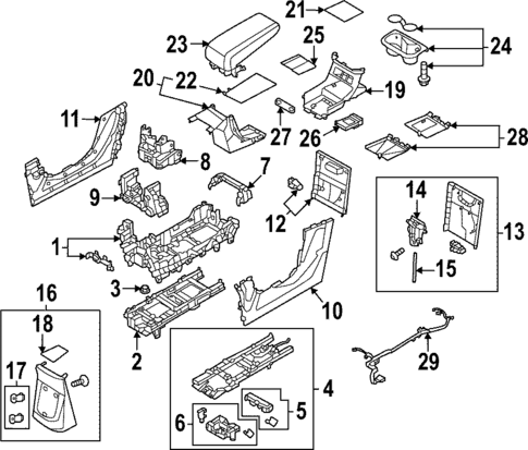 Center Console for 2024 Hyundai Ioniq 5 #0