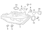 7147288888 - Electrical: Headlamp Screw for BMW Image