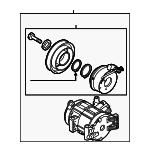 BFD161450A - HVAC: Compressor Assembly for Mazda: 3, 6, CX-5 Image