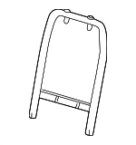 5L2Z7861018AA - Body: Seat Back Frame for Ford: Explorer | Mercury: Mountaineer Image