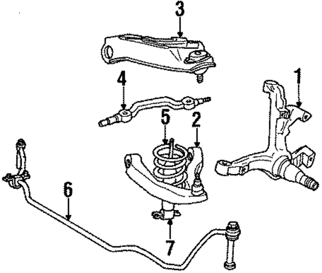 XW1Z3079CA - : Control Arm for Ford: Country Squire, Crown Victoria, LTD, LTD Crown Victoria | Lincoln: Continental, Town Car | Mercury: Colony Park, Grand Marquis, Marquis Image