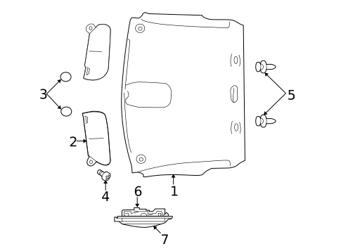 Interior Trim - Cab for 2016 Ram 3500 #3