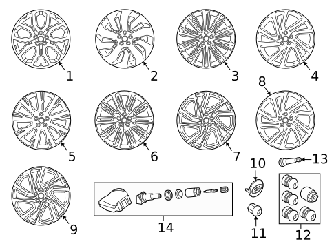 Wheels for 2022 Land Rover Defender 90 #4