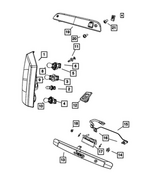 5303878AD - : Tail Stop Turn Side Marker Lamp, Right for Jeep: Compass Image