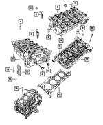 104919 - 2.0L Gas; Engine: Ball for Chrysler: 200, 300, Pacifica, Town &amp; Country, Voyager | Dodge: Avenger, Challenger, Charger, Dart, Durango, Grand Caravan, Journey | Fiat: 500X | Jeep: Cherokee, Compass, Gladiator, Grand Cherokee, Grand Cherokee L, Grand Cherokee WK, Patriot, Renegade, Wrangler, Wrangler JK | Ram: 1500, 1500 Classic, C/V, ProMaster 1500, ProMaster 2500, ProMaster 3500, ProMaster City Image