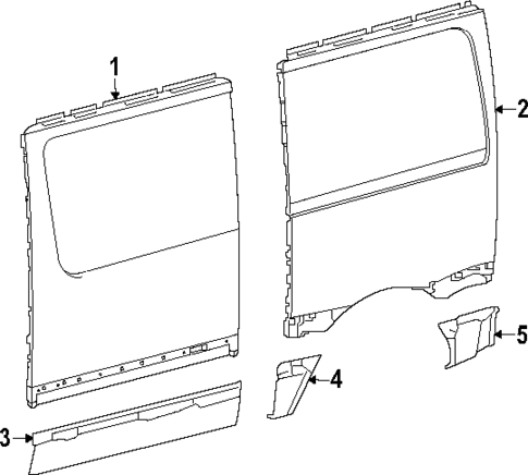 Side Panel for 2024 Mercedes-Benz eSprinter #0