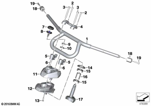 Motorcycle Handlebars for 2026 BMW-Motorrad K 1600 GTL #0