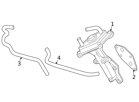 Oil Cooler for 2011 Nissan Altima #1