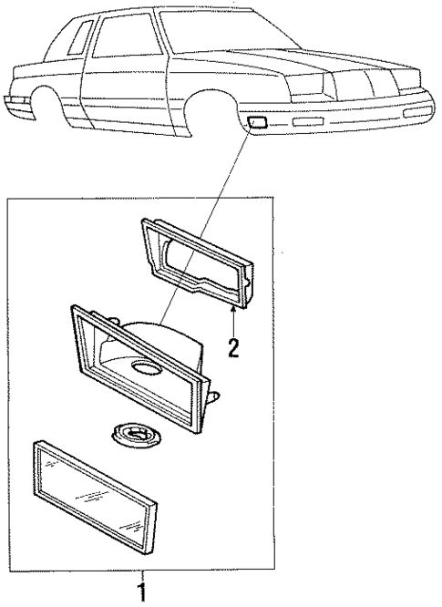 Corner Lamps for 1985 Chrysler LeBaron #1