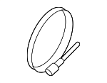 PZ1Z5A215C - Exhaust: Converter &amp; Pipe Clamp for Ford Image