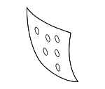 EG0388132 - : Seat Back Pad - Passenger Side (RH) for Mazda: Tribute Image