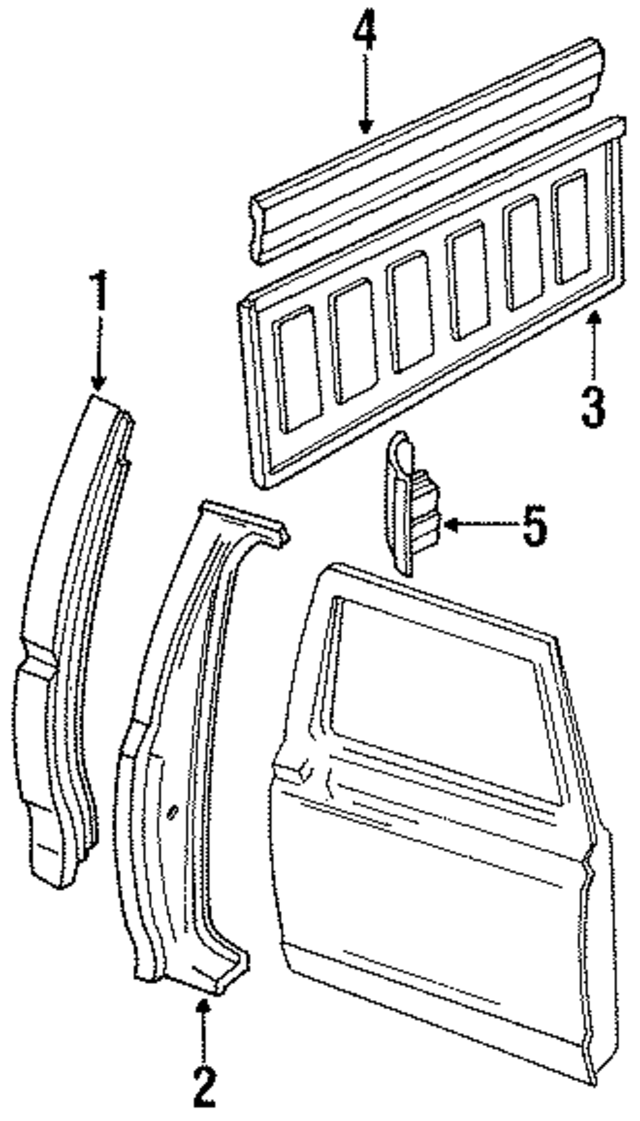 E7TZ10280A58A - Body: Side Panel for Ford: Ranger Image