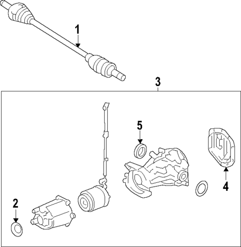 Differential for 2012 Lincoln MKX #0