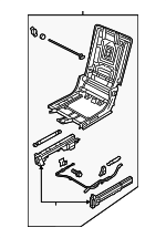 4M0883108EQA5 - Body: Seat Frame for Audi Image