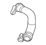 T2H3664 - Cooling System: Inlet Hose for Jaguar Image