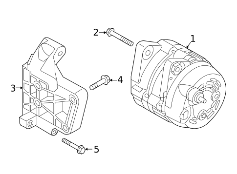 Alternator for 2015 Hyundai Genesis #0