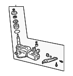 76700SK7A01 - Body: Motor Assembly for Acura: Integra Image