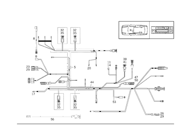 2105405335 - Electrical System: Electric Line for Mercedes-Benz Image image