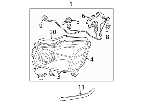 Bulbs - Chassis for 2014 Nissan Armada #0