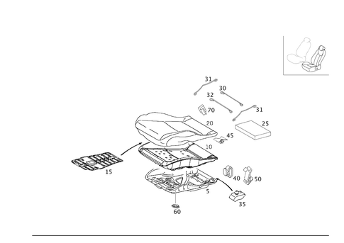 Left Seat for 2002 Mercedes-Benz C 320 #0