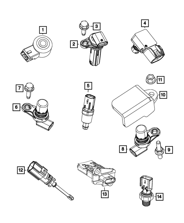 68194618AA - Electrical: Sensor Shield for Mopar Image
