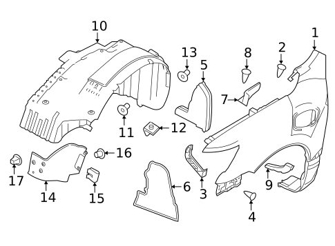 Fender & Components for 2024 Nissan TITAN #0