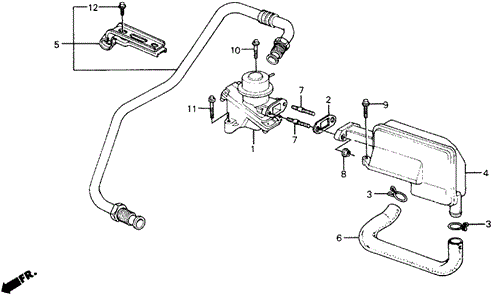 Air Suction Valve for 1988 Honda Prelude #0