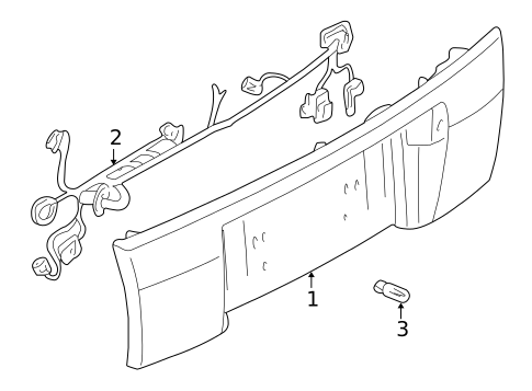 Combination Lamps for 2017 Cadillac XT5 #0