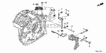 244115T0000 - Transmission - Automatic: SHAFT, CONTROL for Honda Image