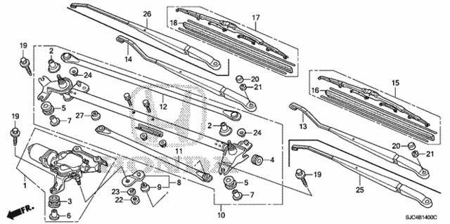 Front Windshield Wiper for 2008 Honda Ridgeline #0