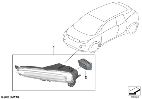 Turn Signals Front / Side for 2019 BMW i3 94Ah #0