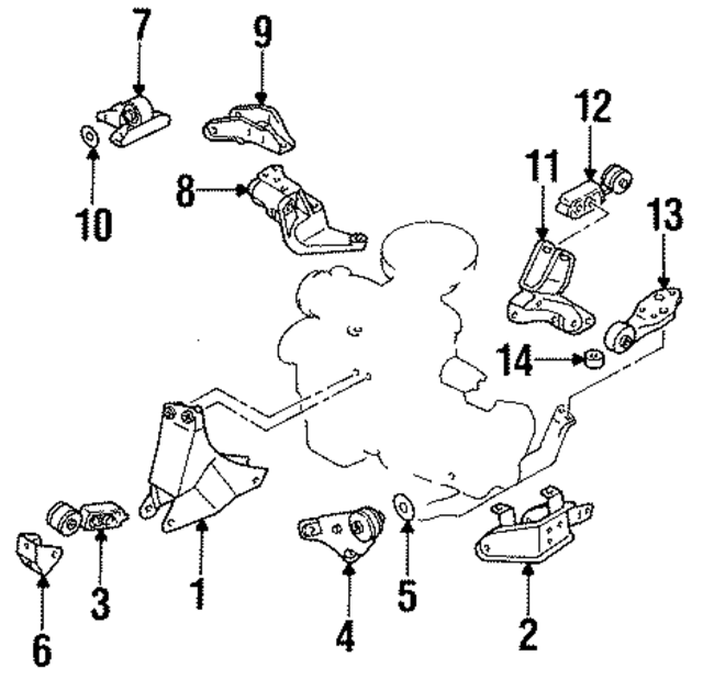 1127152A00 - : Rear Insulator Bushing for Nissan Image