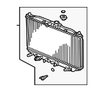 19010RBBA51 - : Radiator Assembly for Acura Image