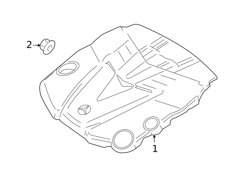 Engine Appearance Cover for 2010 Mercedes-Benz GL 350 #0
