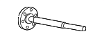 52069886AB - Suspension: Axle Shaft for Dodge: Dakota, Durango, Ram 1500 Image