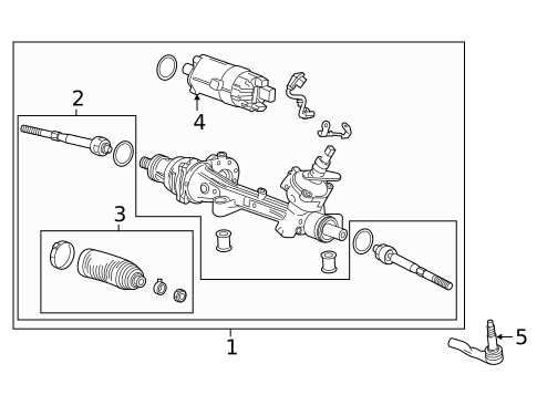 Steering Gear & Linkage for 2019 Chevrolet Volt #1